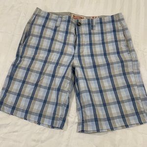 Mossimo mens plaid shorts